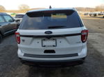 2018 Ford Explorer Police Interceptor White vin: 1FM5K8AR1JGC42831