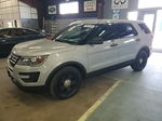 2017 Ford Explorer Police Interceptor Silver vin: 1FM5K8AR2HGA44348