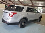 2017 Ford Explorer Police Interceptor Silver vin: 1FM5K8AR2HGA44348