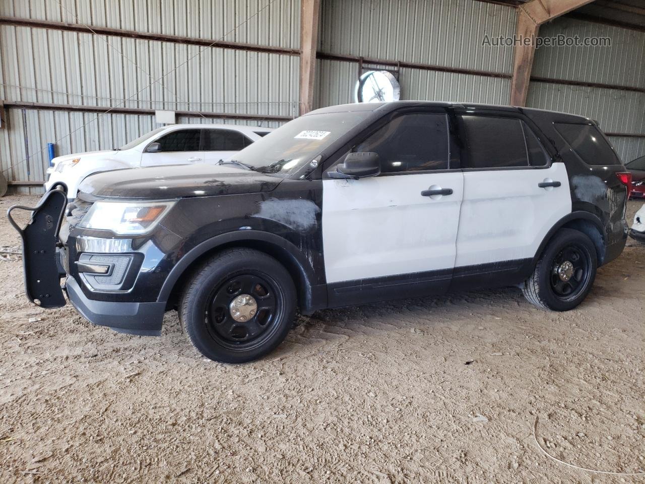 2017 Ford Explorer Police Interceptor Черный vin: 1FM5K8AR2HGB22904