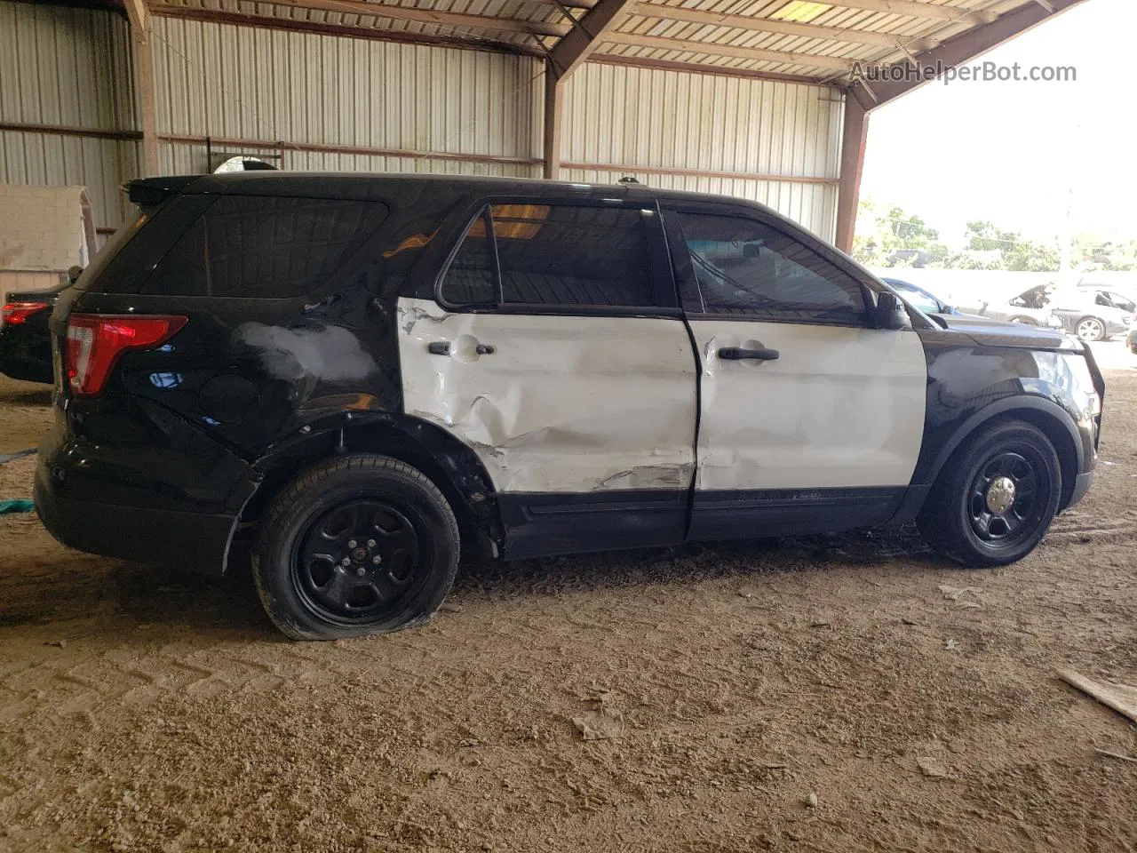 2017 Ford Explorer Police Interceptor Черный vin: 1FM5K8AR2HGB22904