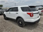 2017 Ford Explorer Police Interceptor White vin: 1FM5K8AR2HGC57316