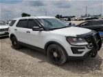 2017 Ford Explorer Police Interceptor White vin: 1FM5K8AR2HGC57316