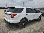 2017 Ford Explorer Police Interceptor White vin: 1FM5K8AR2HGC57316