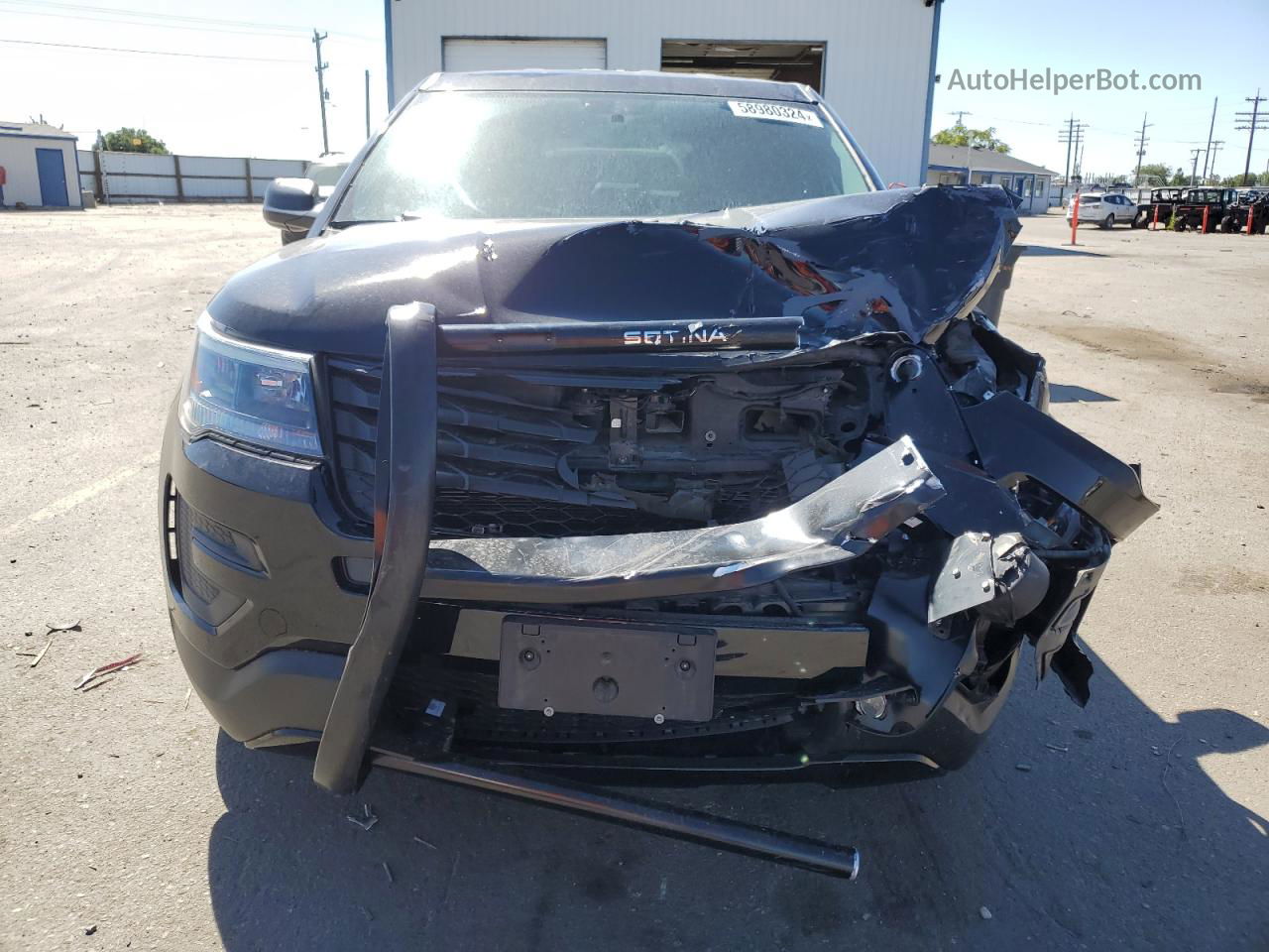 2017 Ford Explorer Police Interceptor Two Tone vin: 1FM5K8AR2HGD93672