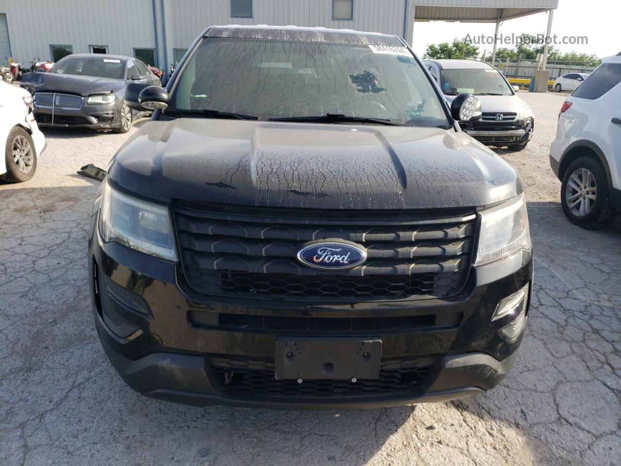 2018 Ford Explorer Police Interceptor Black vin: 1FM5K8AR2JGB58517