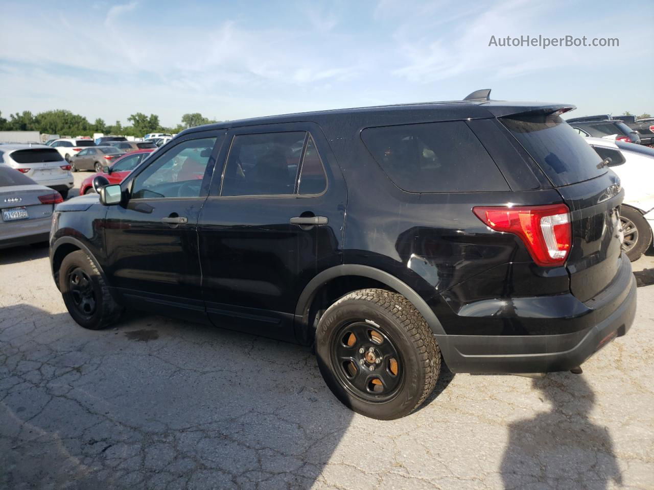 2018 Ford Explorer Police Interceptor Black vin: 1FM5K8AR2JGB58517