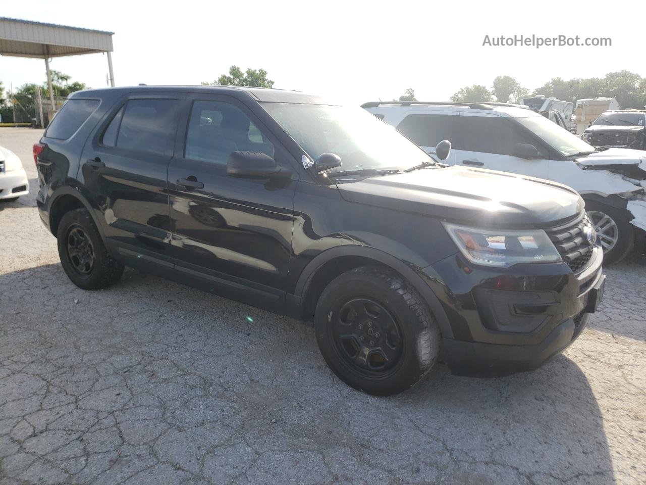 2018 Ford Explorer Police Interceptor Black vin: 1FM5K8AR2JGB58517