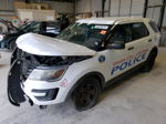 2017 Ford Explorer Police Interceptor White vin: 1FM5K8AR3HGC10053