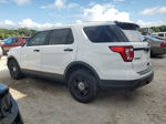 2018 Ford Explorer Police Interceptor White vin: 1FM5K8AR3JGC94574