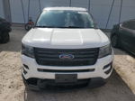 2018 Ford Explorer Police Interceptor Белый vin: 1FM5K8AR3JGC94574