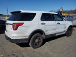 2017 Ford Explorer Police Interceptor White vin: 1FM5K8AR4HGB00645