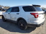 2017 Ford Explorer Police Interceptor White vin: 1FM5K8AR4HGB00645