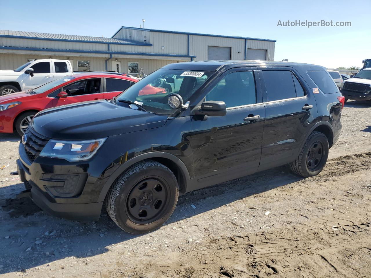 2018 Ford Explorer Police Interceptor Black vin: 1FM5K8AR5JGB20263