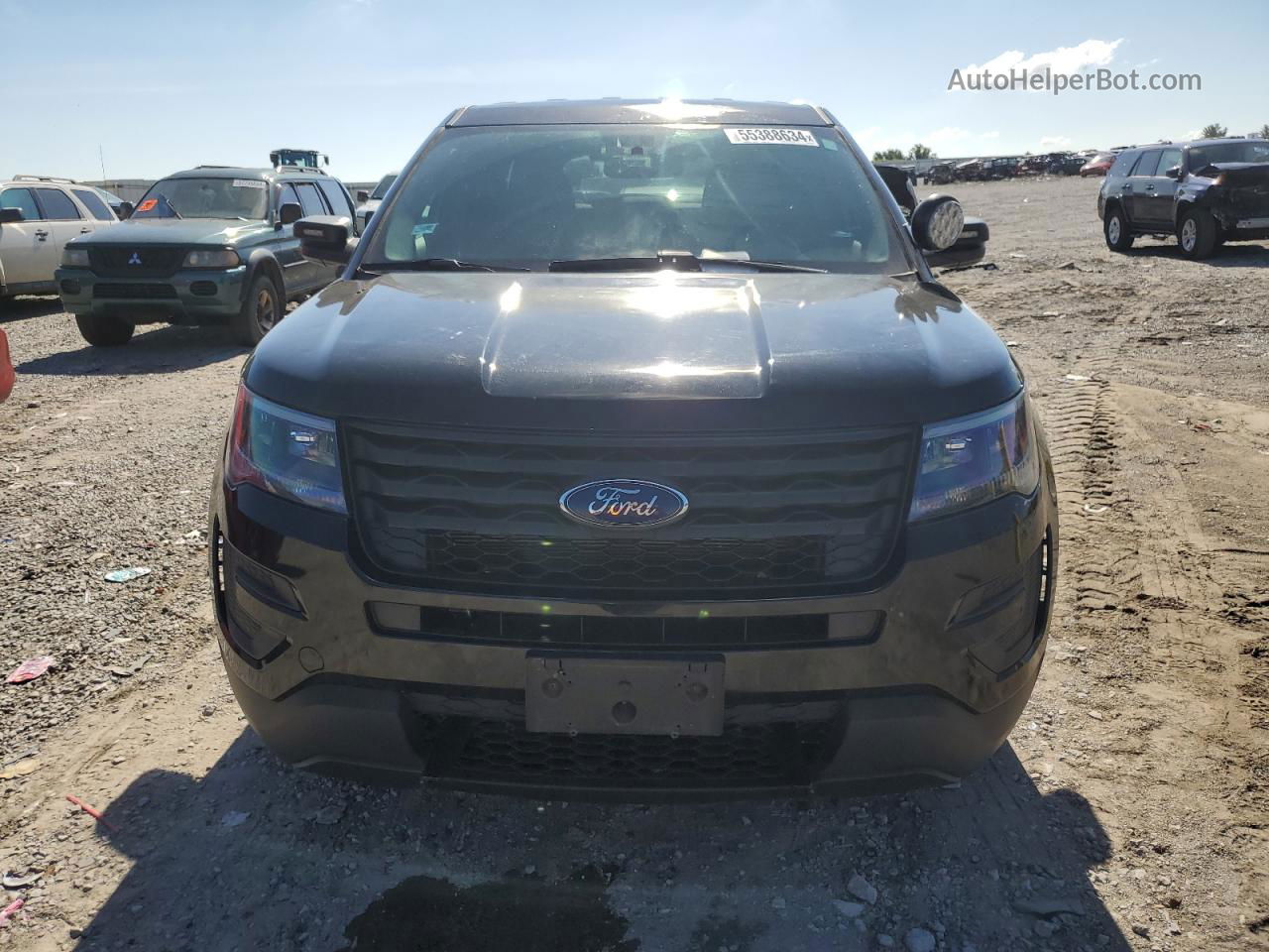 2018 Ford Explorer Police Interceptor Черный vin: 1FM5K8AR5JGB20263