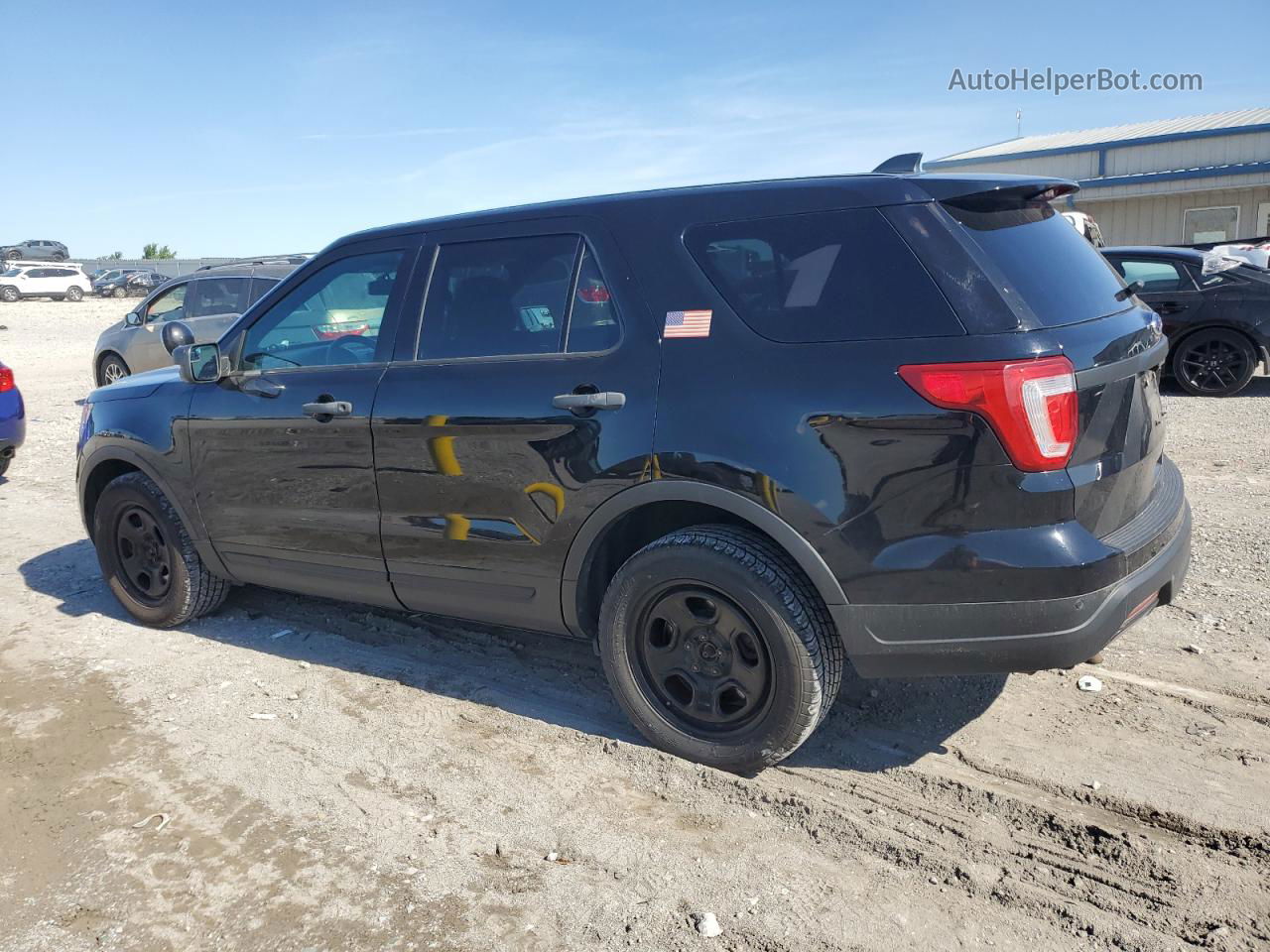 2018 Ford Explorer Police Interceptor Черный vin: 1FM5K8AR5JGB20263