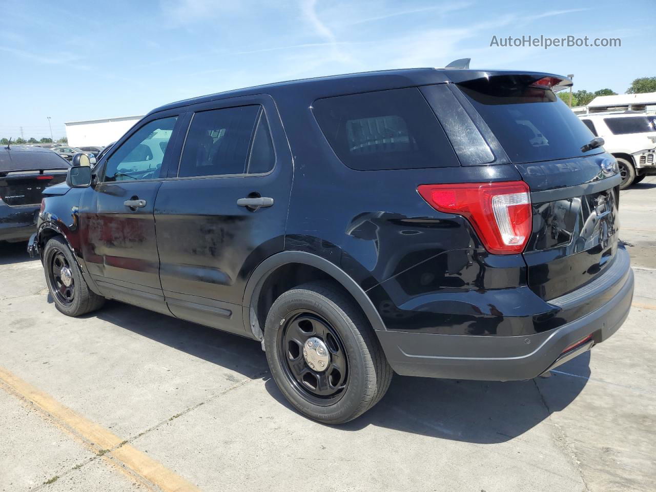 2018 Ford Explorer Police Interceptor Black vin: 1FM5K8AR5JGC18161