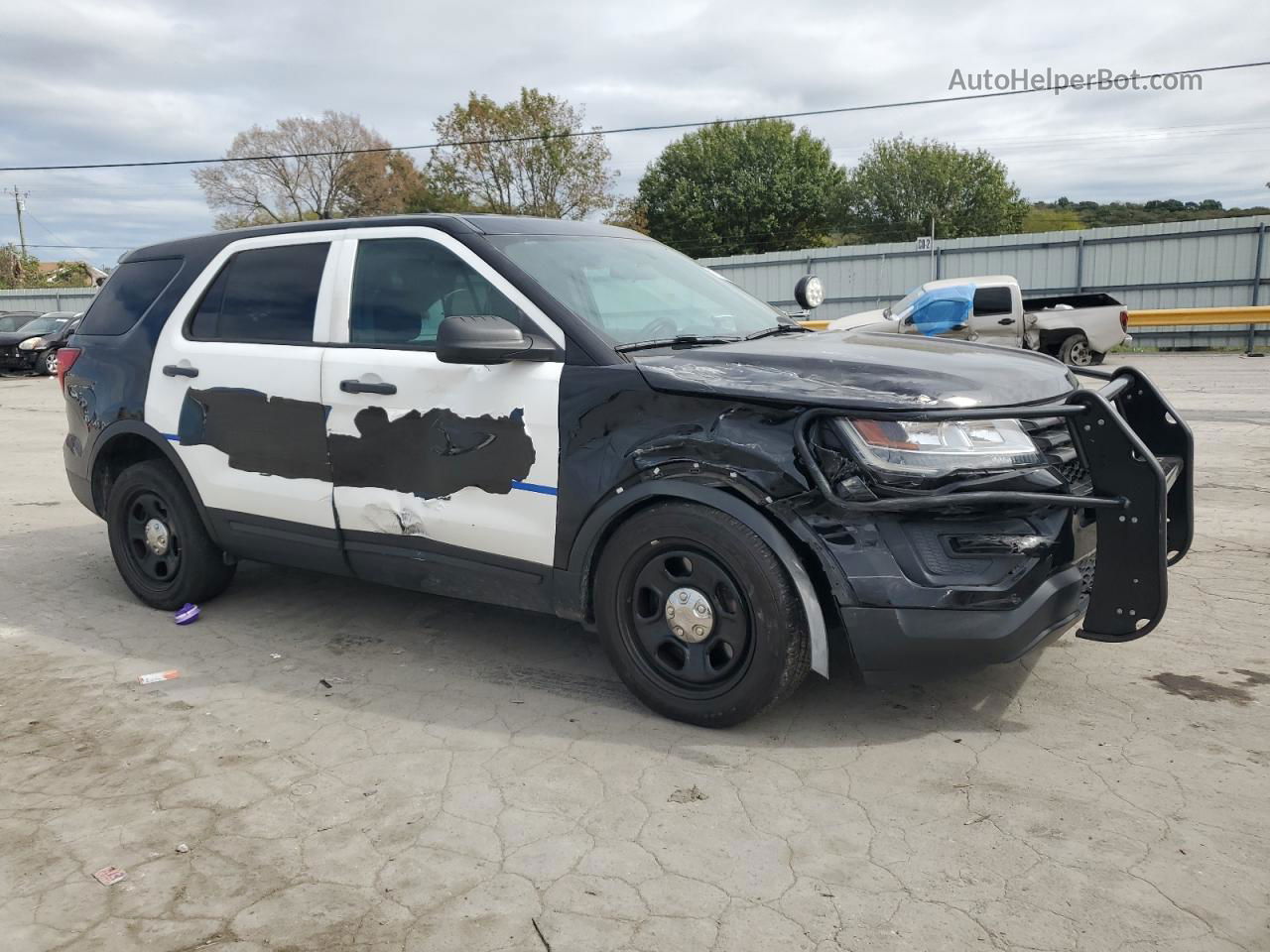 2017 Ford Explorer Police Interceptor Black vin: 1FM5K8AR7HGC57005