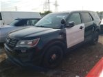 2017 Ford Explorer Police Interceptor Black vin: 1FM5K8AR8HGA62756