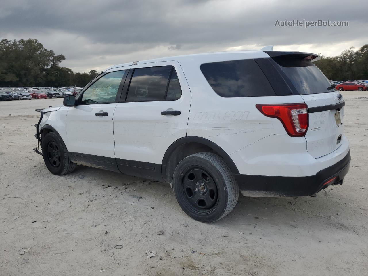 2016 Ford Explorer Police Interceptor Белый vin: 1FM5K8ARXGGC72726