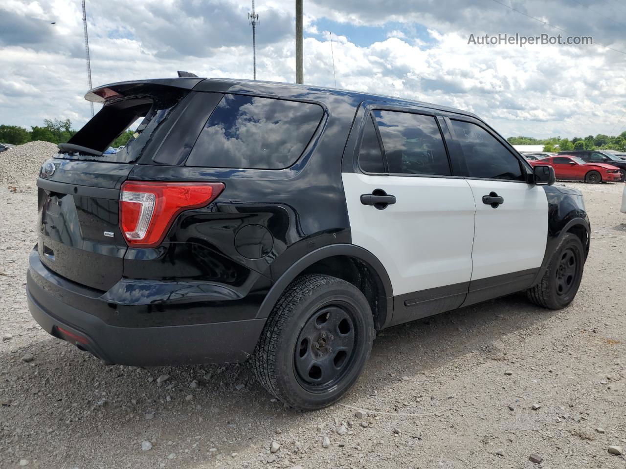 2017 Ford Explorer Police Interceptor Black vin: 1FM5K8ARXHGC14164