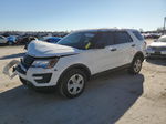 2017 Ford Explorer Police Interceptor White vin: 1FM5K8AT2HGC56579