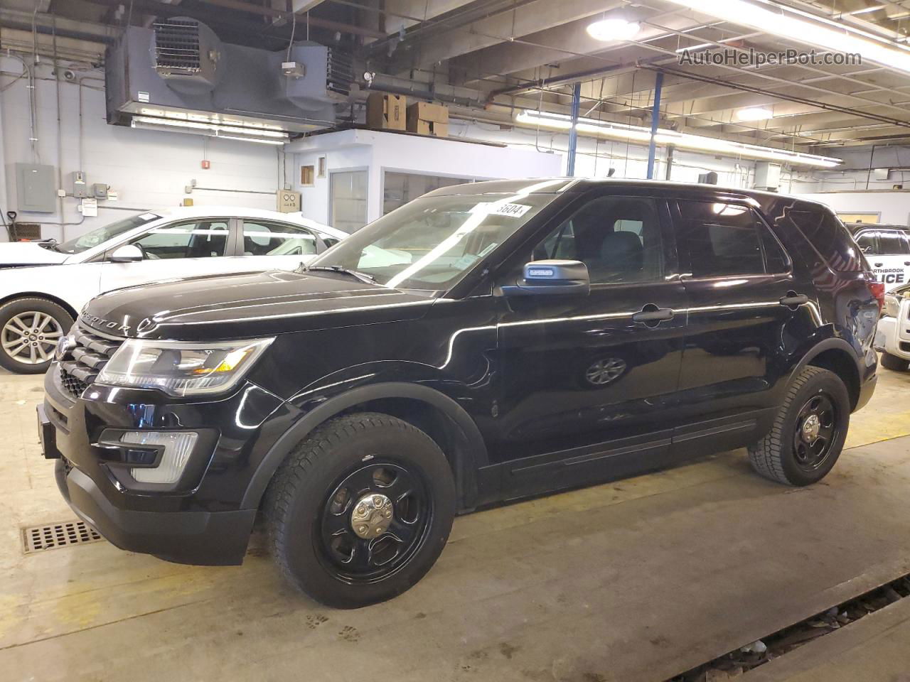 2017 Ford Explorer Police Interceptor Black vin: 1FM5K8AT3HGE00883