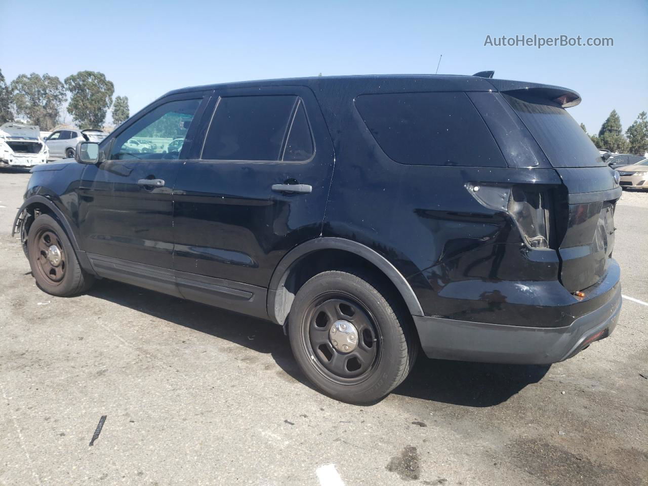 2017 Ford Explorer Police Interceptor Black vin: 1FM5K8ATXHGA63242