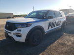 2021 Ford Explorer Police Interceptor White vin: 1FM5K8AW1MNA12065