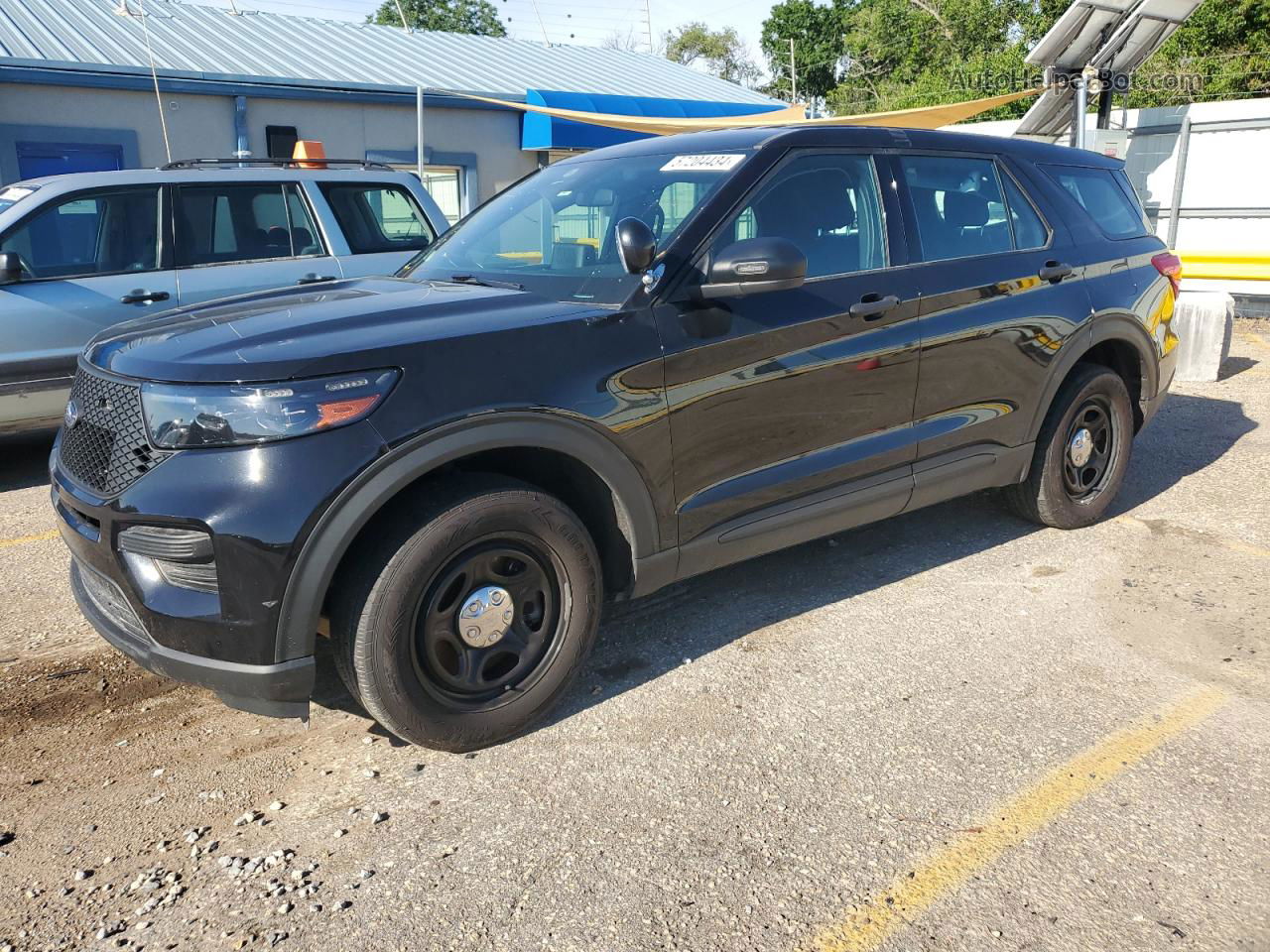 2021 Ford Explorer Police Interceptor Black vin: 1FM5K8AW3MNA14450