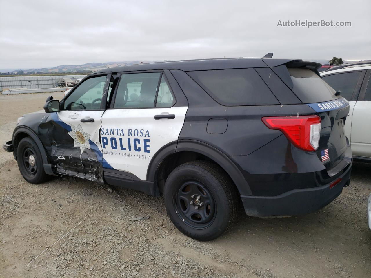 2020 Ford Explorer Police Interceptor Black vin: 1FM5K8AW4LGB43980