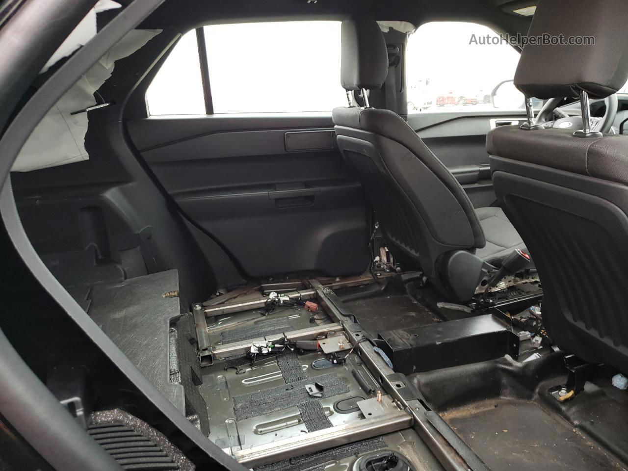 2020 Ford Explorer Police Interceptor Black vin: 1FM5K8AW4LGB43980
