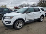 2017 Ford Explorer  White vin: 1FM5K8B81HGB26156