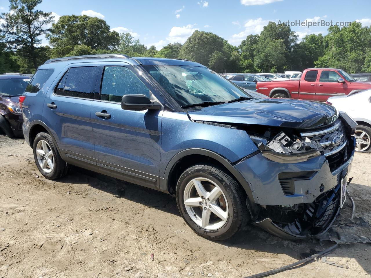 2018 Ford Explorer  Blue vin: 1FM5K8B81JGB28432