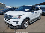 2018 Ford Explorer   White vin: 1FM5K8B81JGB35073