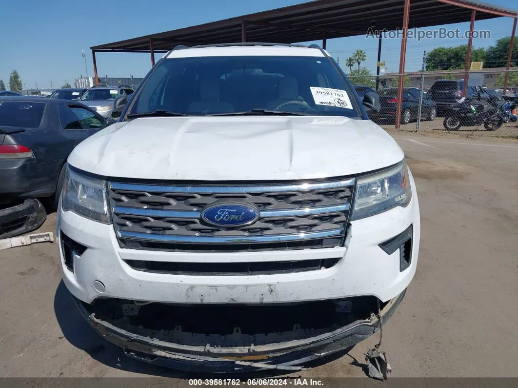 2018 Ford Explorer   White vin: 1FM5K8B81JGB35073