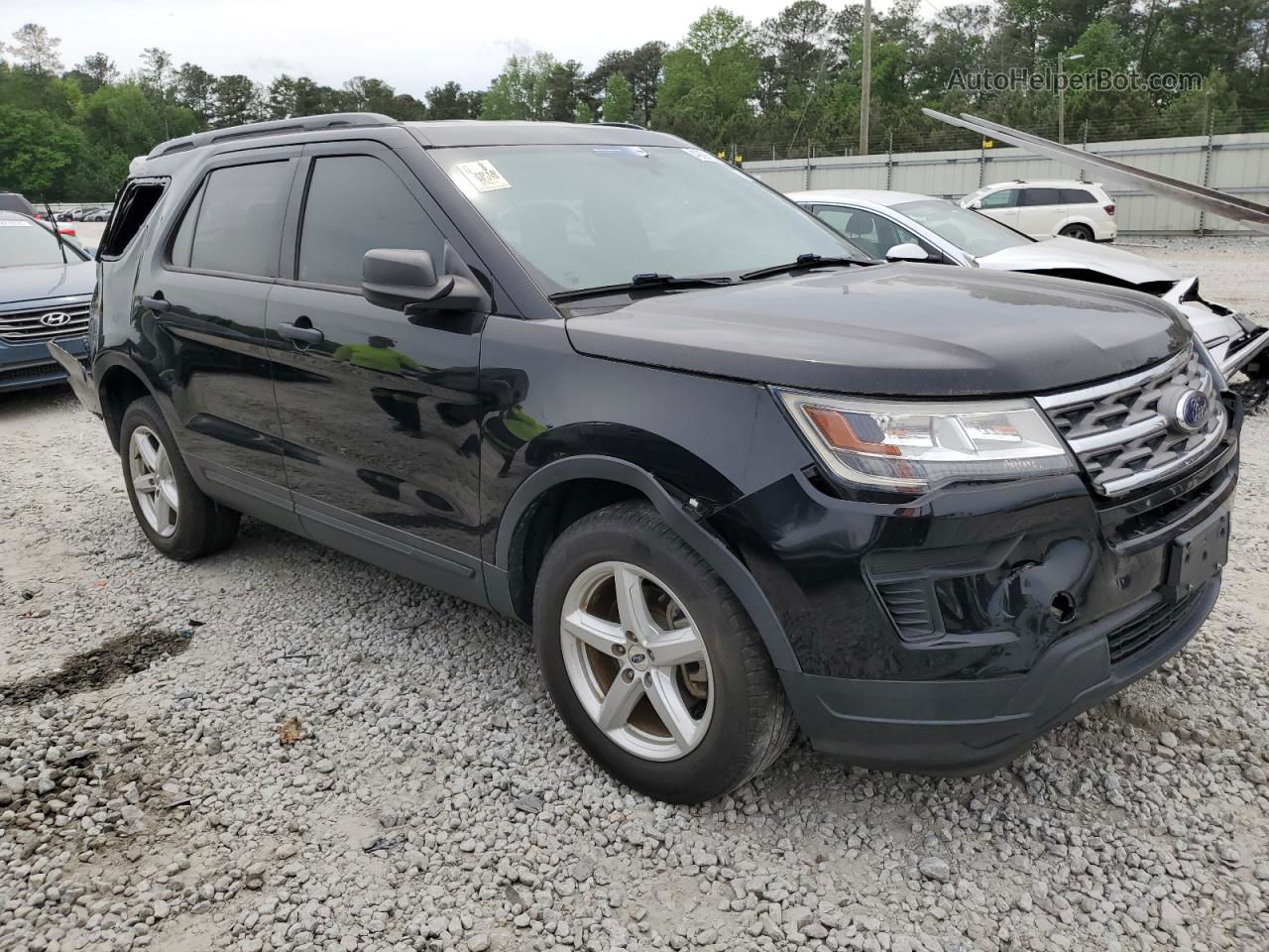 2018 Ford Explorer  Black vin: 1FM5K8B86JGC45441