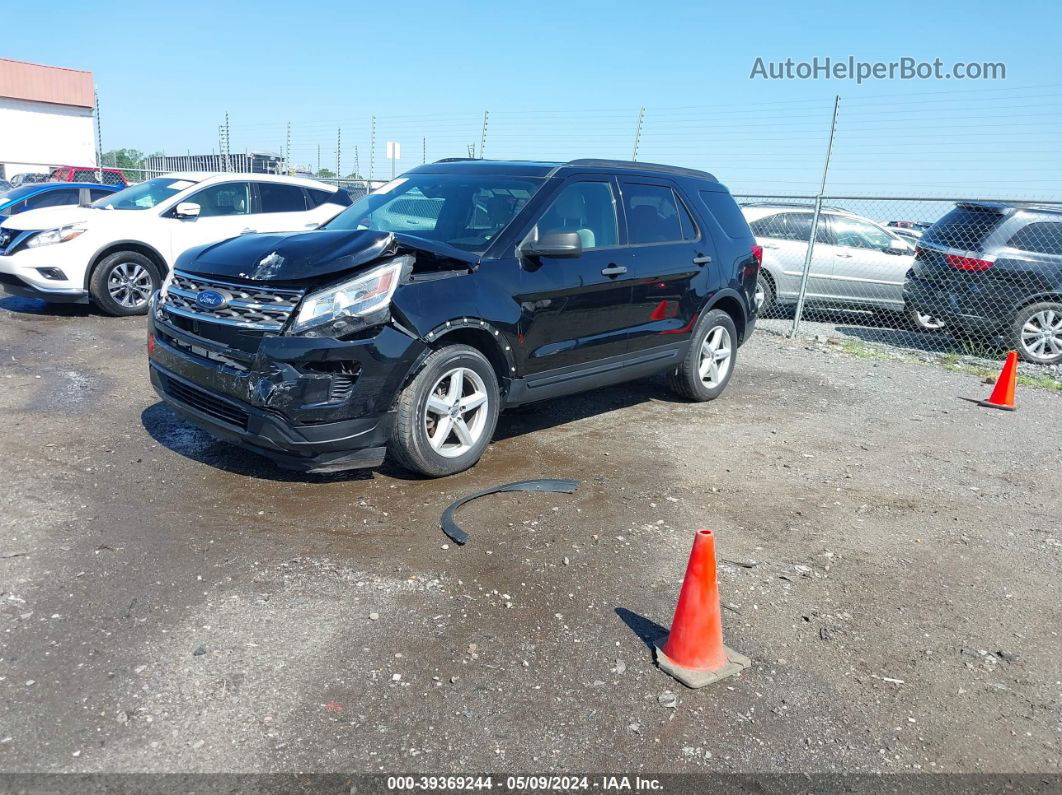 2018 Ford Explorer   Black vin: 1FM5K8B89JGA73650