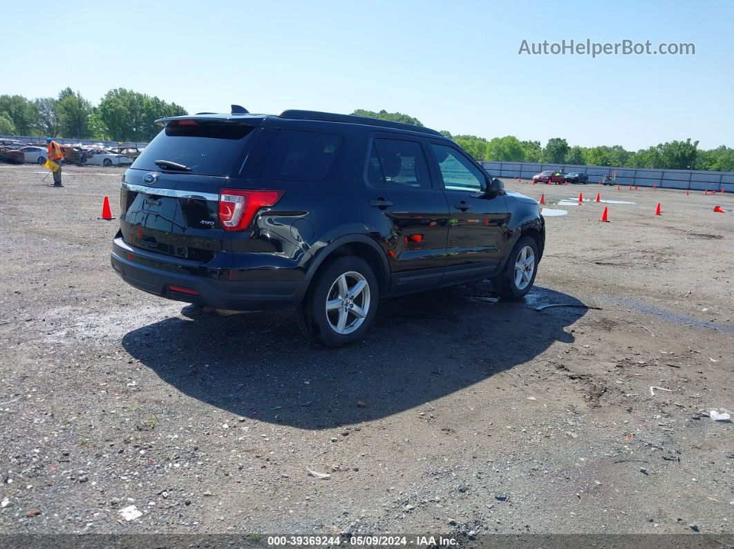 2018 Ford Explorer   Black vin: 1FM5K8B89JGA73650