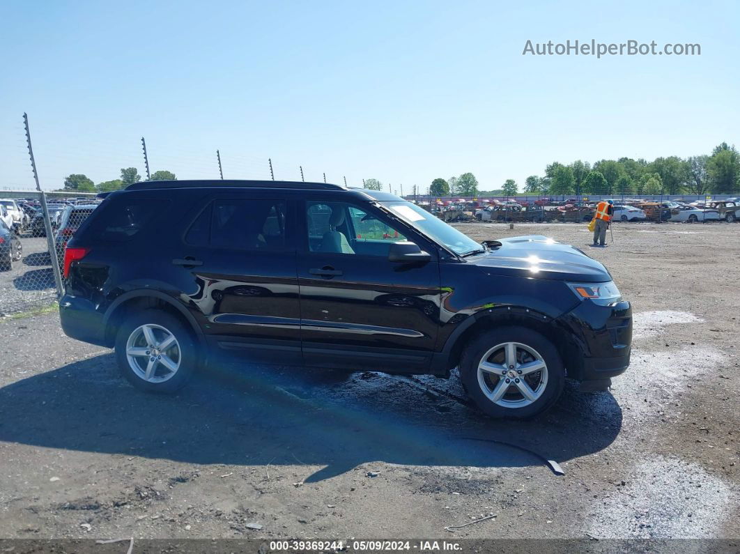 2018 Ford Explorer   Black vin: 1FM5K8B89JGA73650