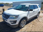 2017 Ford Explorer   White vin: 1FM5K8BH2HGC36701