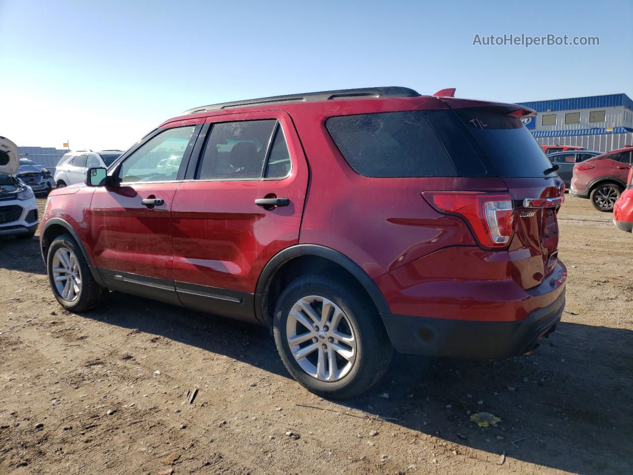 2017 Ford Explorer  Red vin: 1FM5K8BH4HGA33566