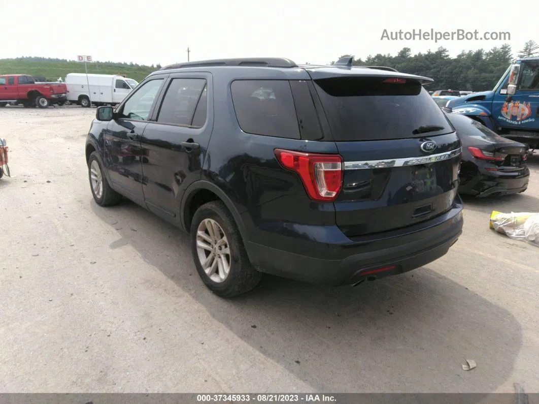 2017 Ford Explorer Синий vin: 1FM5K8BH5HGE00667