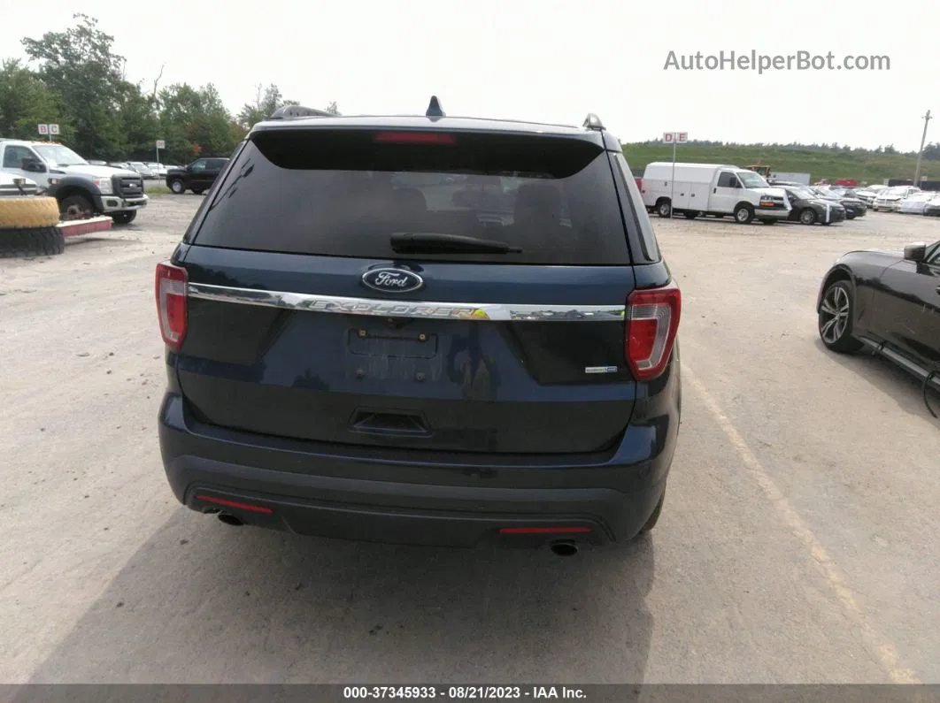 2017 Ford Explorer Синий vin: 1FM5K8BH5HGE00667