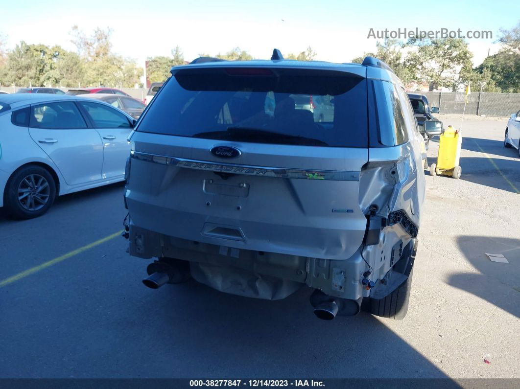 2018 Ford Explorer   Gray vin: 1FM5K8BH6JGB67680