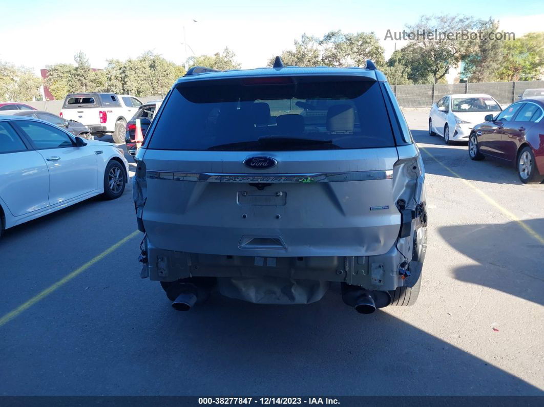 2018 Ford Explorer   Gray vin: 1FM5K8BH6JGB67680