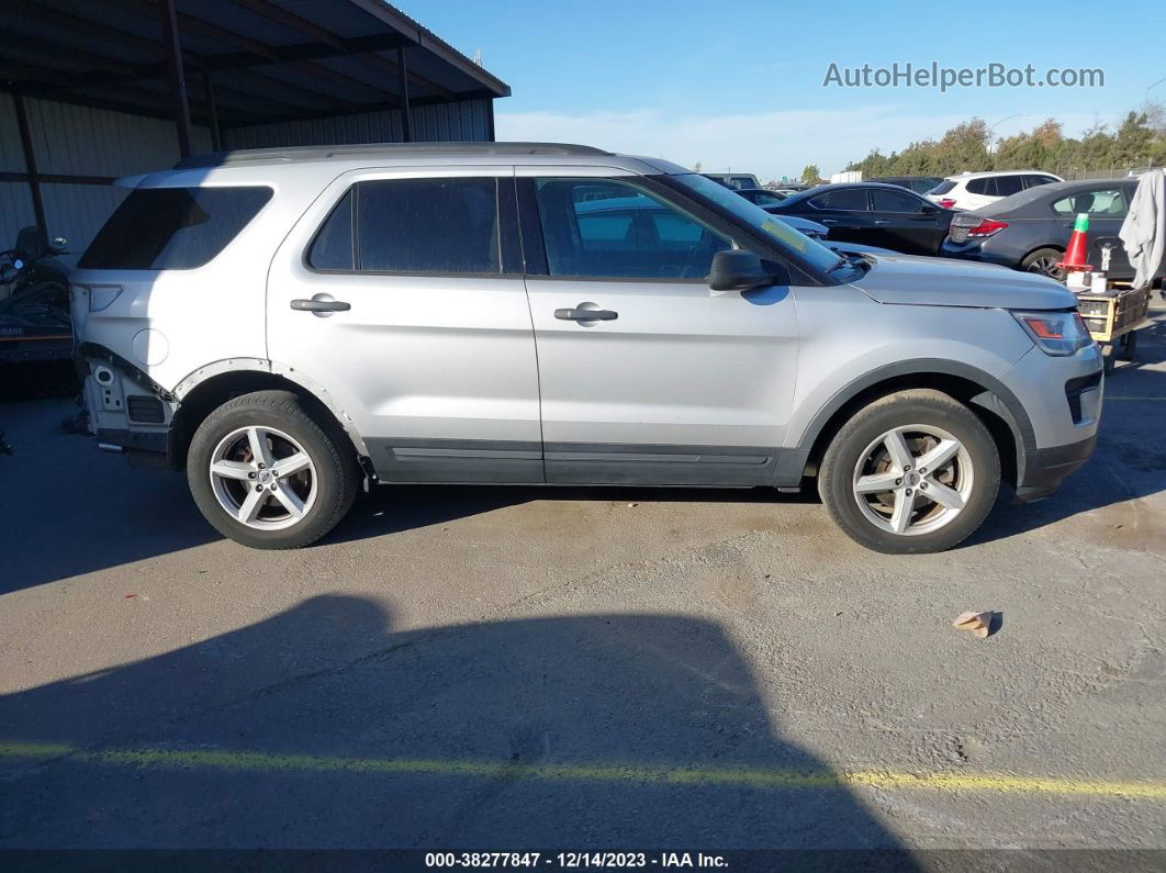 2018 Ford Explorer   Gray vin: 1FM5K8BH6JGB67680