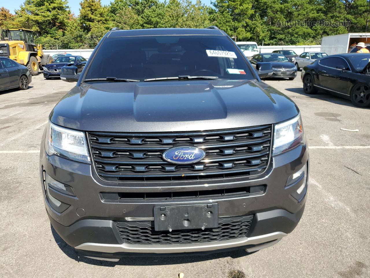 2017 Ford Explorer Xlt Серый vin: 1FM5K8D80HGC44180