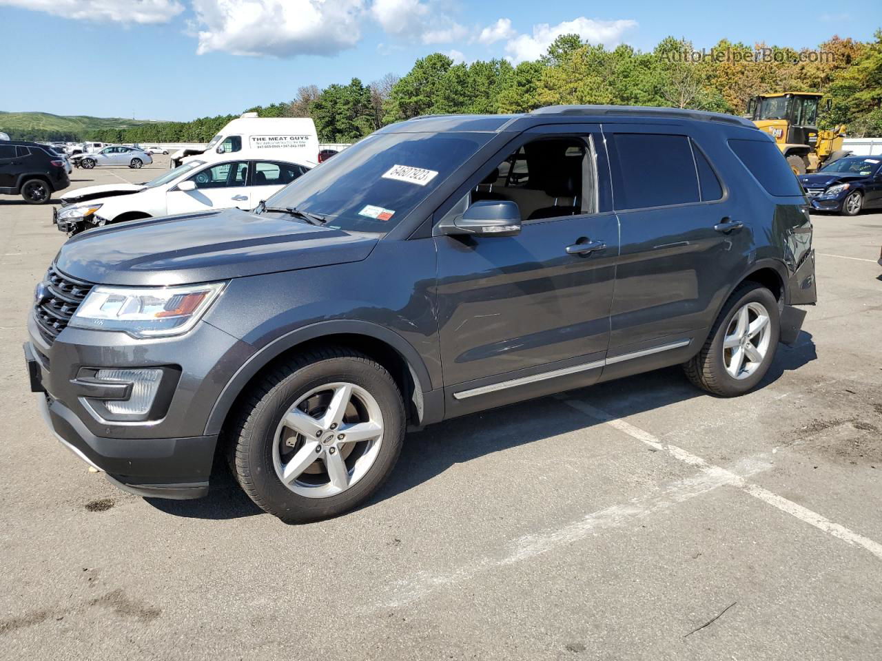 2017 Ford Explorer Xlt Gray vin: 1FM5K8D80HGC44180