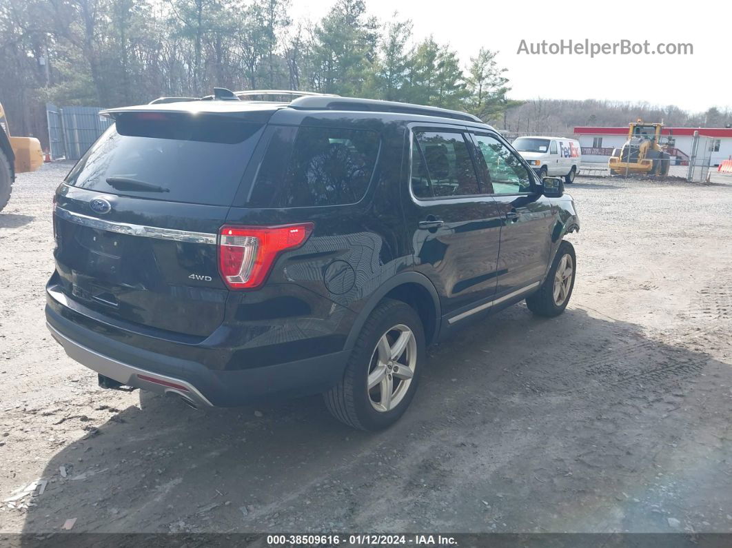 2017 Ford Explorer Xlt Black vin: 1FM5K8D80HGD05706